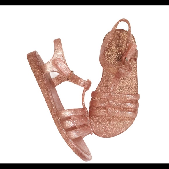 BABYGAP TG Jelly Sandals/Shoes Rose Gold Girl Size 9 - Picture 6 of 9
